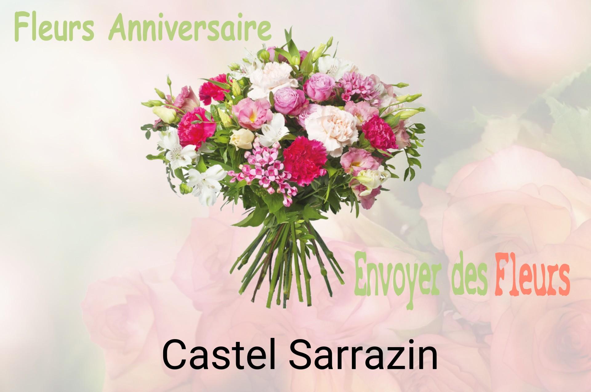 Bouquet de fleurs d’anniversaire livré à Castel-Sarrazin
