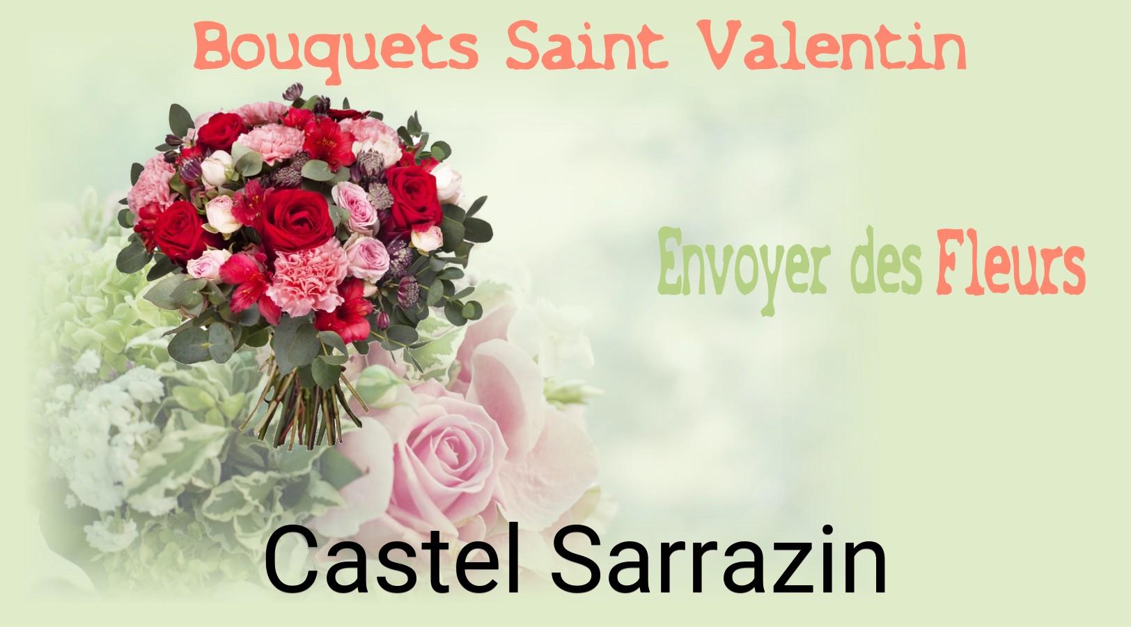 Roses de Saint-Valentin livrées à Castel-Sarrazin
